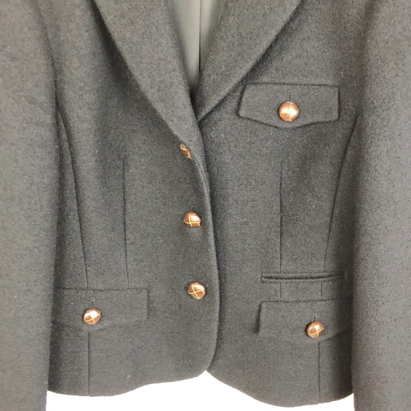 Madeleine Black Jacket Size 10 - Picture 2 of 8